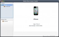 4Media iPhone Contacts Transfer for Mac screenshot